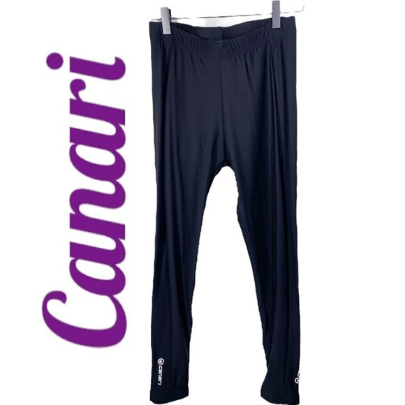 CANARI Women’s Fleece Lined Black Multi Sport Leggings, Size Medium - Picture 2 of 8